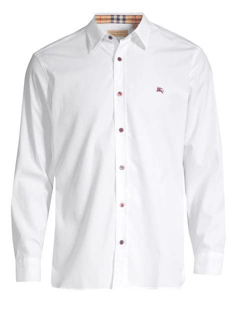 burberry t-shirt white|burberry white button down shirt.